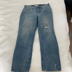 Madewell the perfect vintage crop Jean